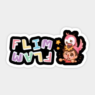 Flamingos Flims Flams Youtube Sticker